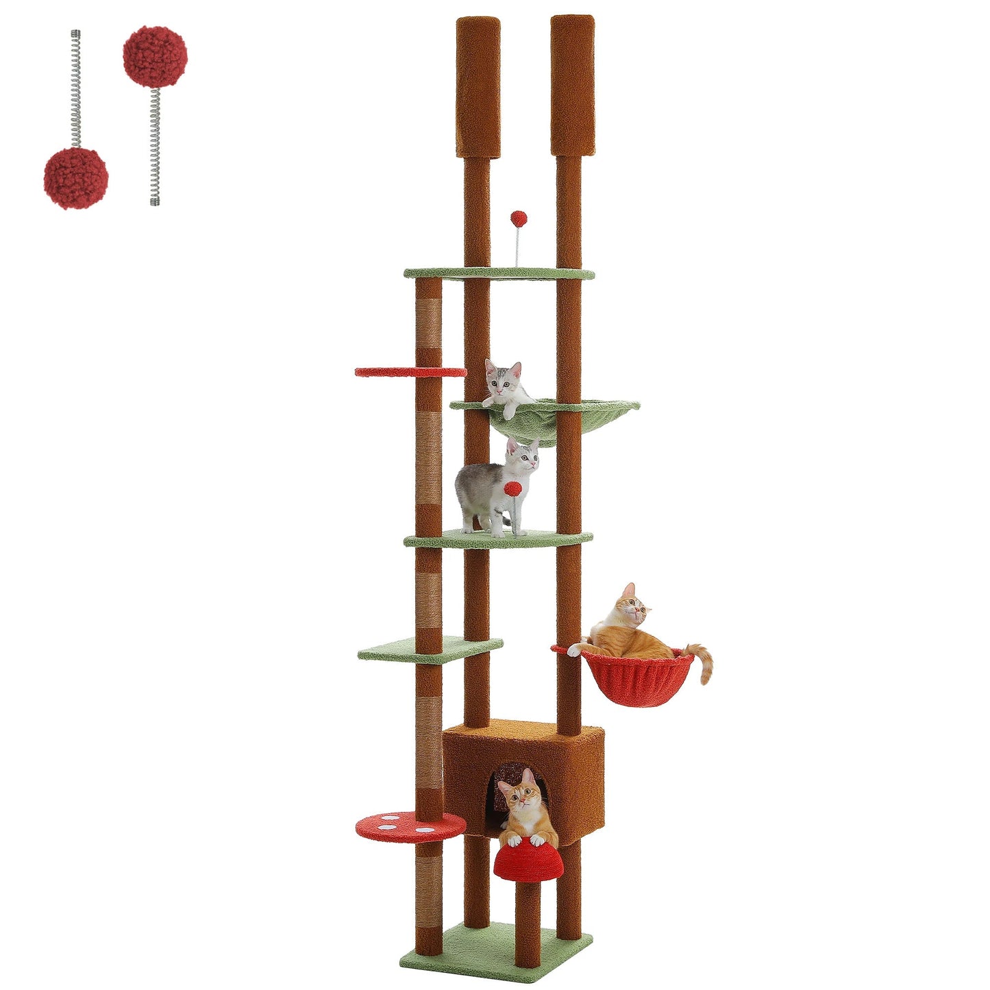 Multi-Level Mushroom Cat Tree - Product Image 7