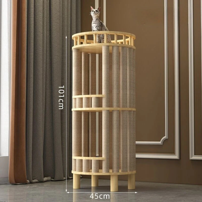 Solid Pine Wood Cat Climbing Frame - Product Image 12